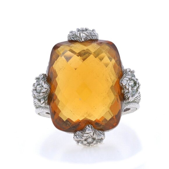 Bague Judith Ripka Adrienne en argent sterling 925 avec